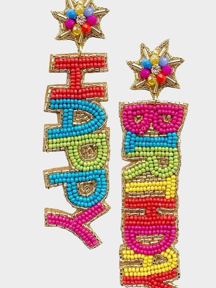 Happy Birthday To Ya Earrings
