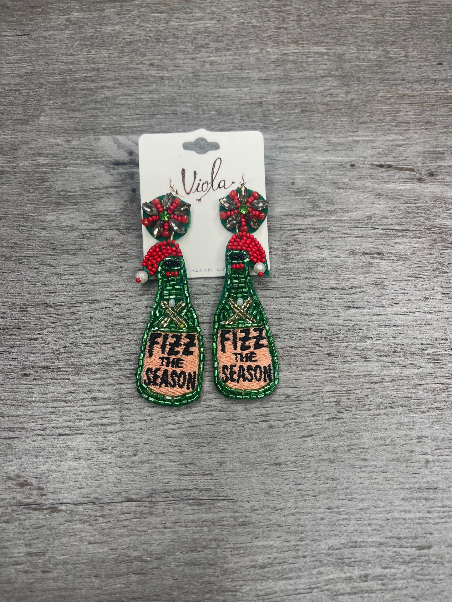 Keep Calm & Merry On Earrings