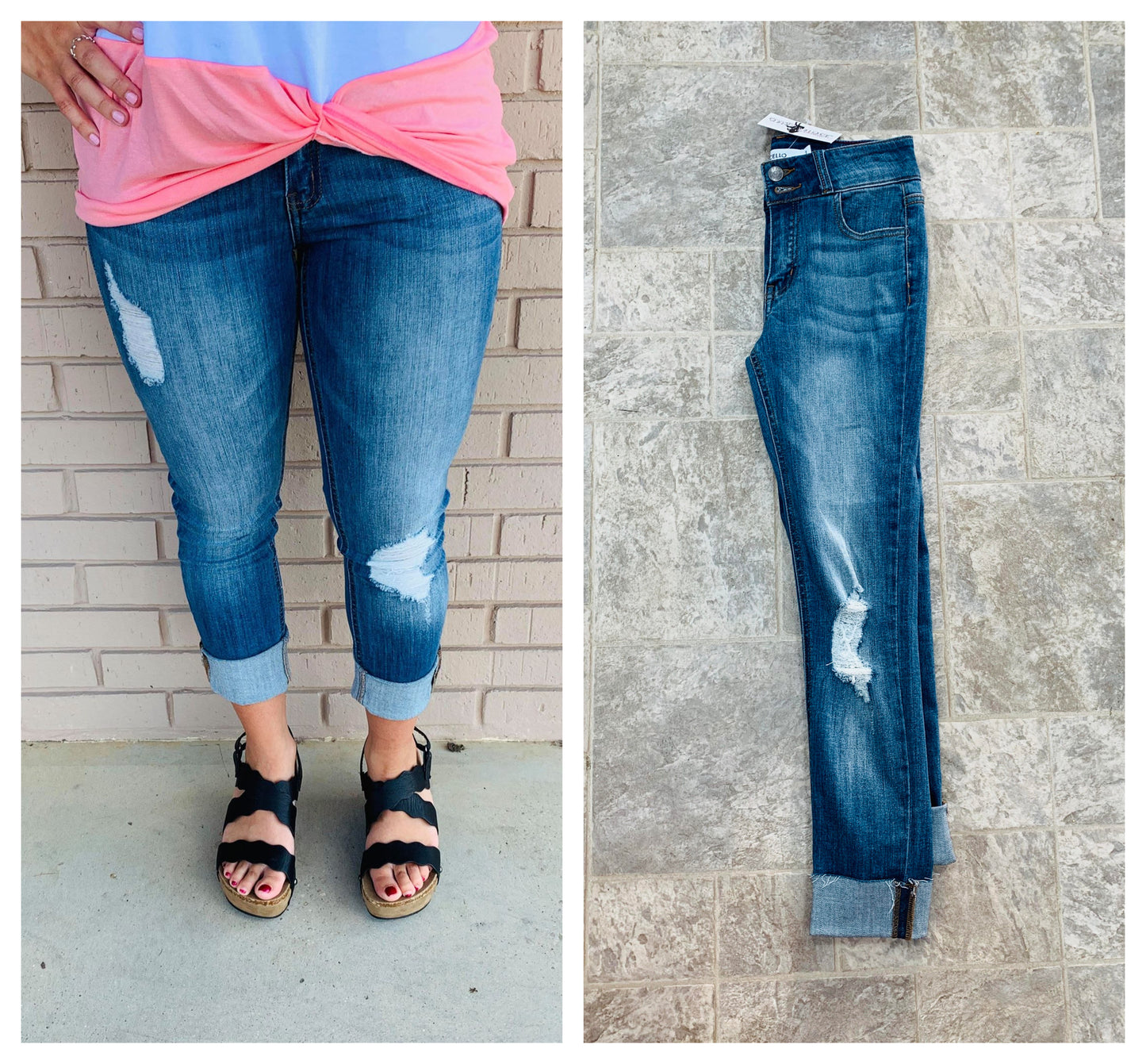The Chelsie Crop Jeans*