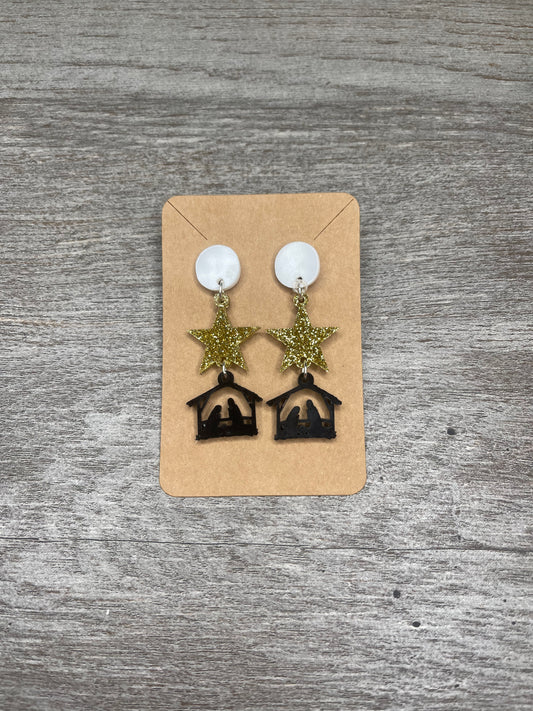 Nativity Scene Earrings