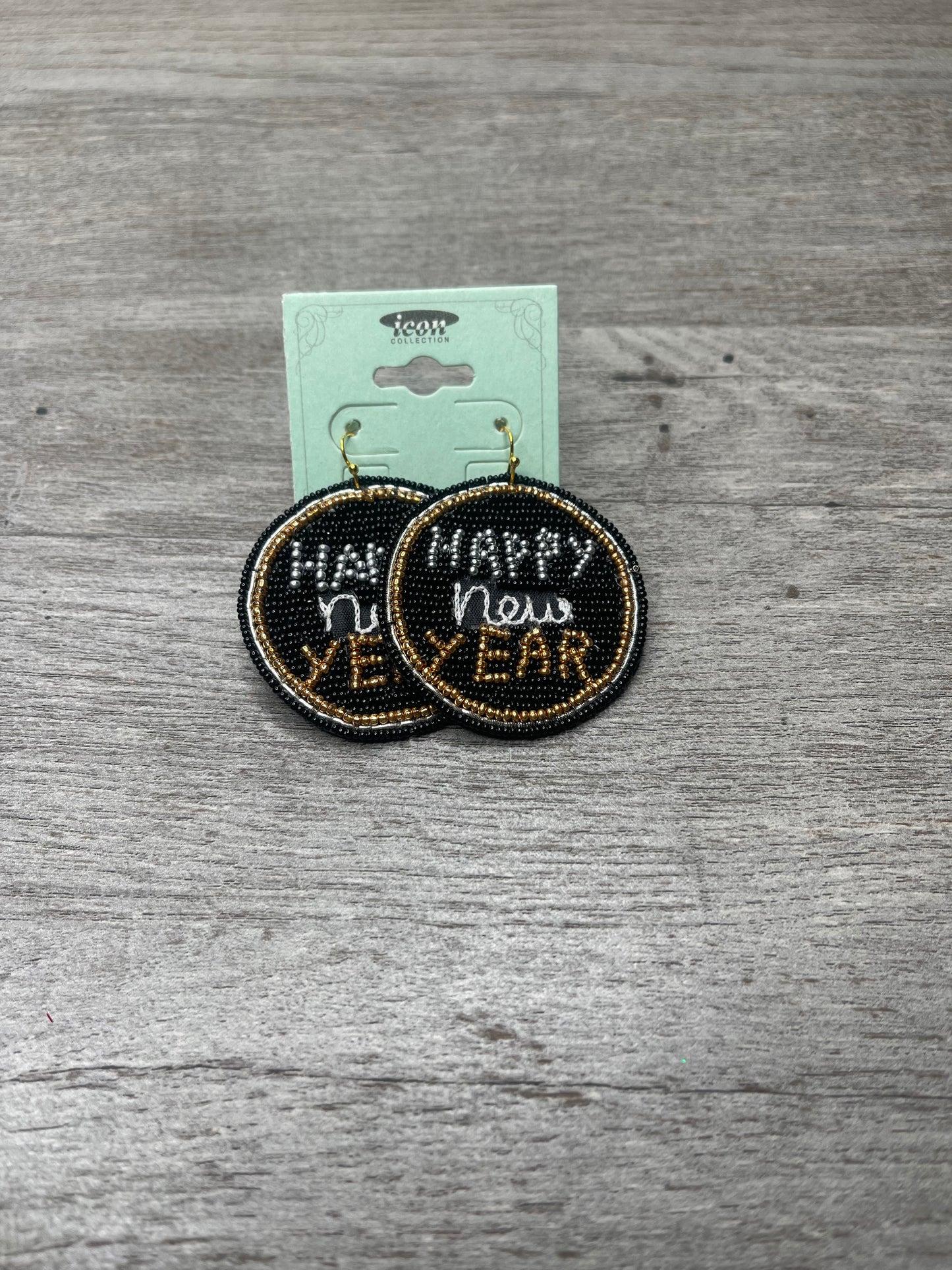 Happy New Year Earrings