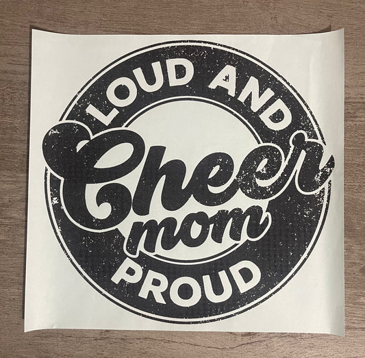 Loud & Proud Cheer Mom {Regular & Plus}