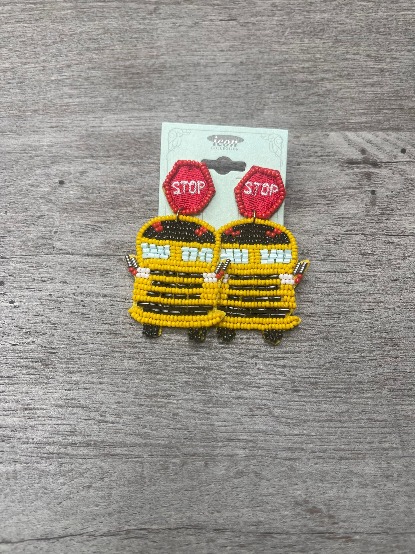 School Bus Earrings