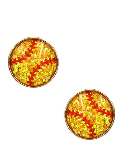 Sports Glittery Studs {Multiple Styles Available}