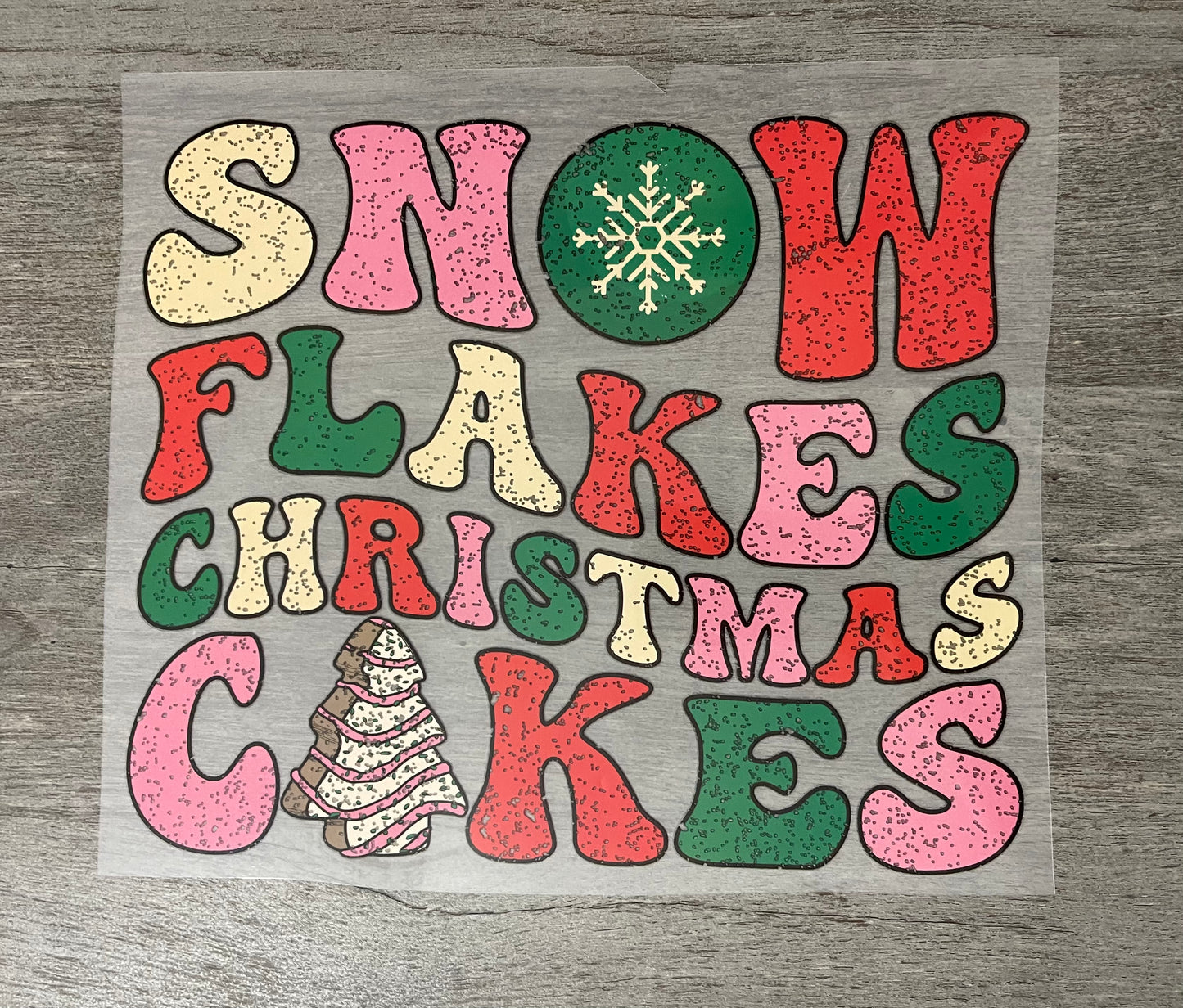 Snow Flakes Christmas Cakes {Regular & Plus}❤️