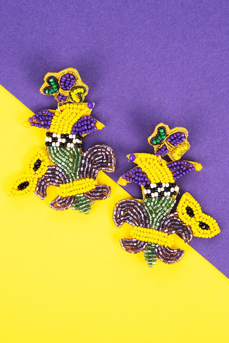 Mardi Gras Is A State Of Mind Earrings❤️