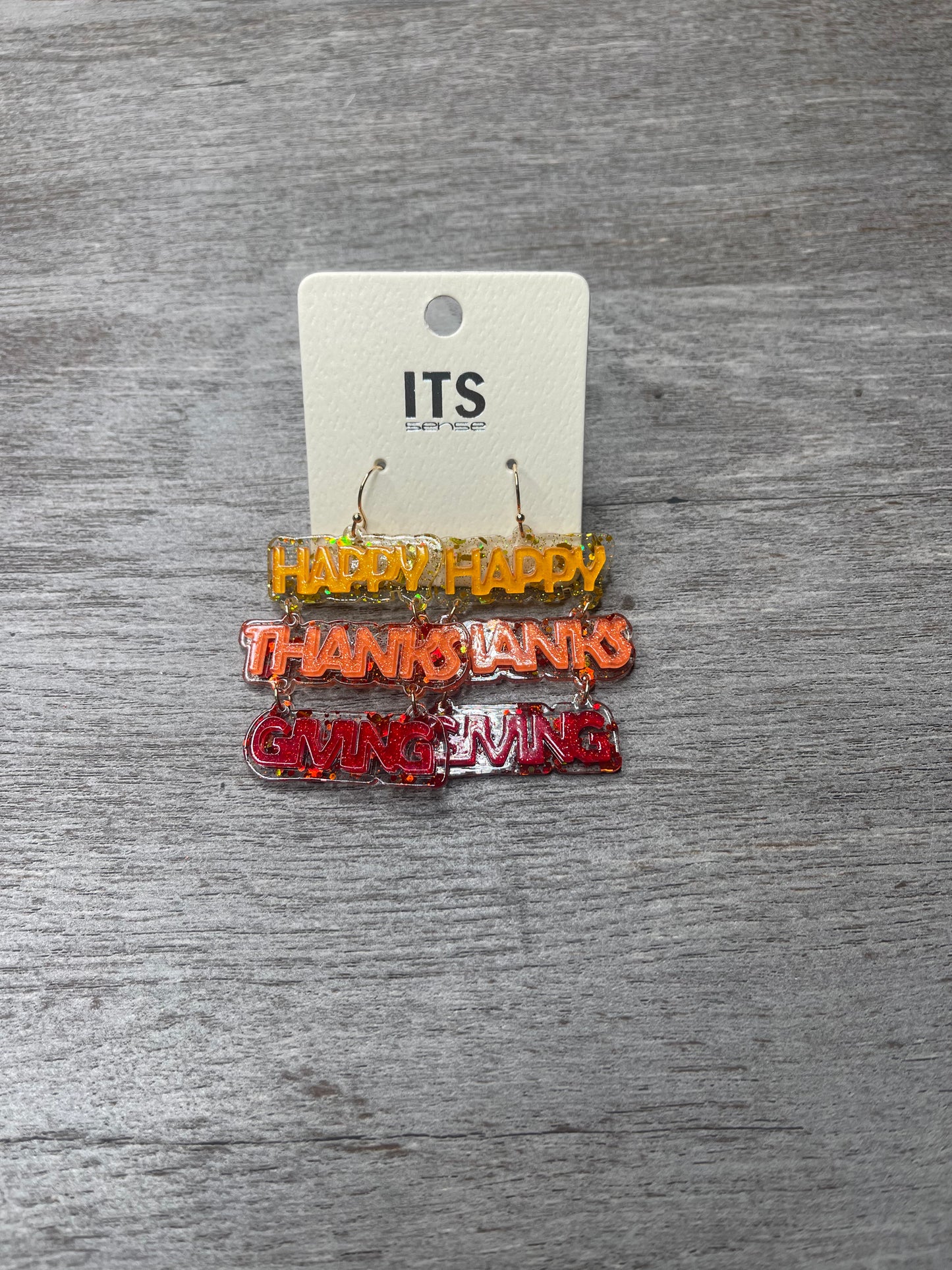 Happy Thanksgiving Earrings