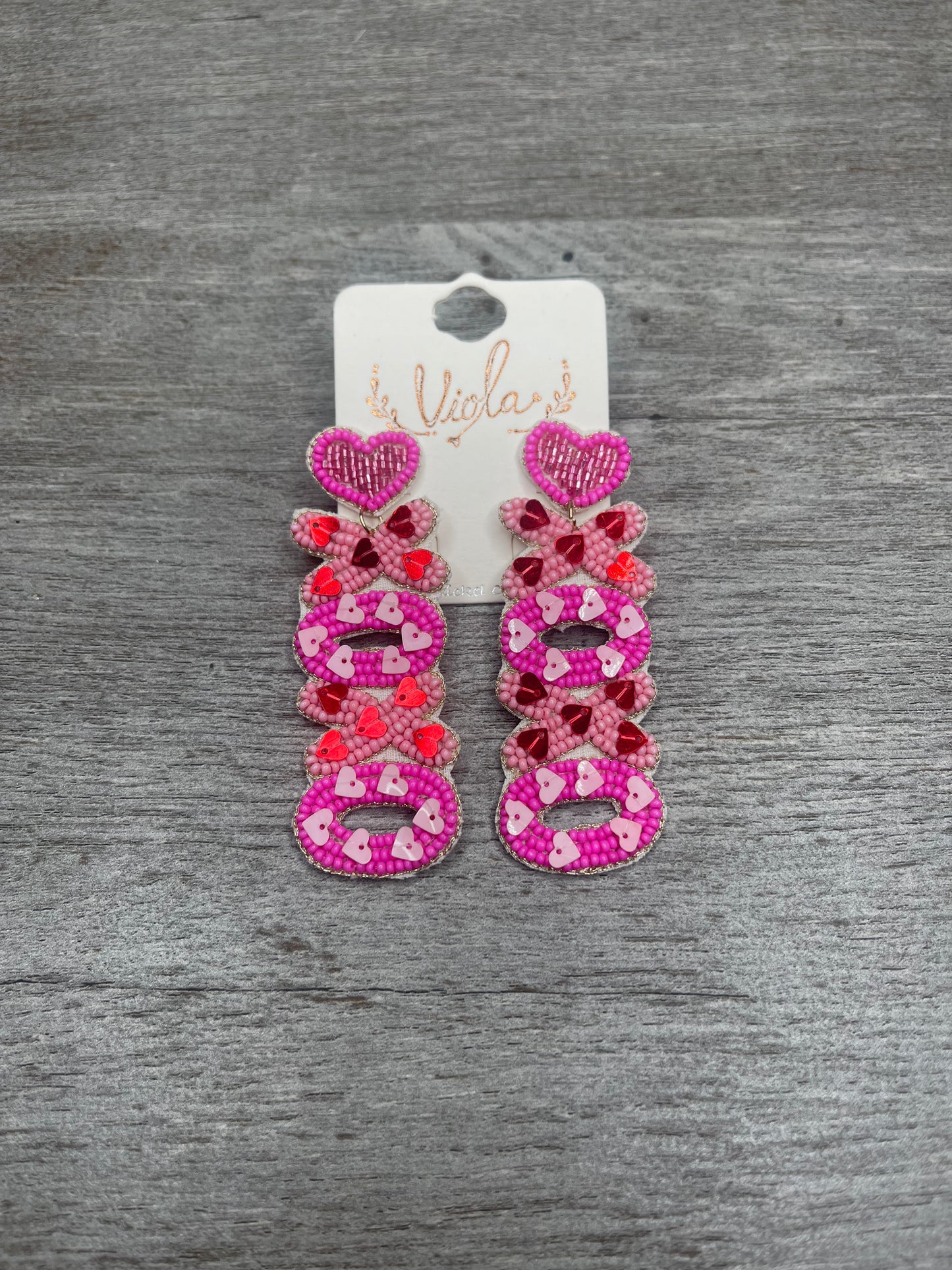 Heart XoXo Sequin Earrings {Multiple Styles Available}❤️