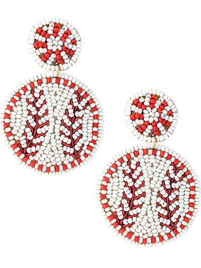 Baseball Earrings