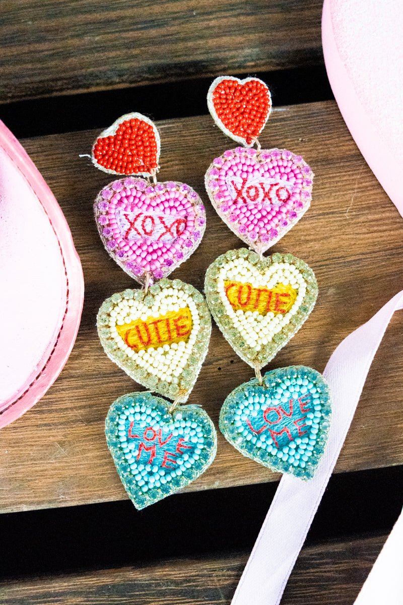 XOXO, Cutie, Love Me Earrings