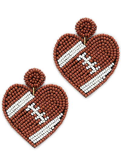Sports Heart Earrings {Multiple Styles Available}