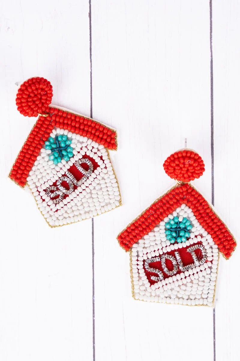 Sold House Earrings