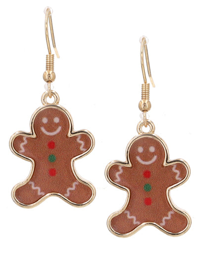 The Gingerbread Man Earrings