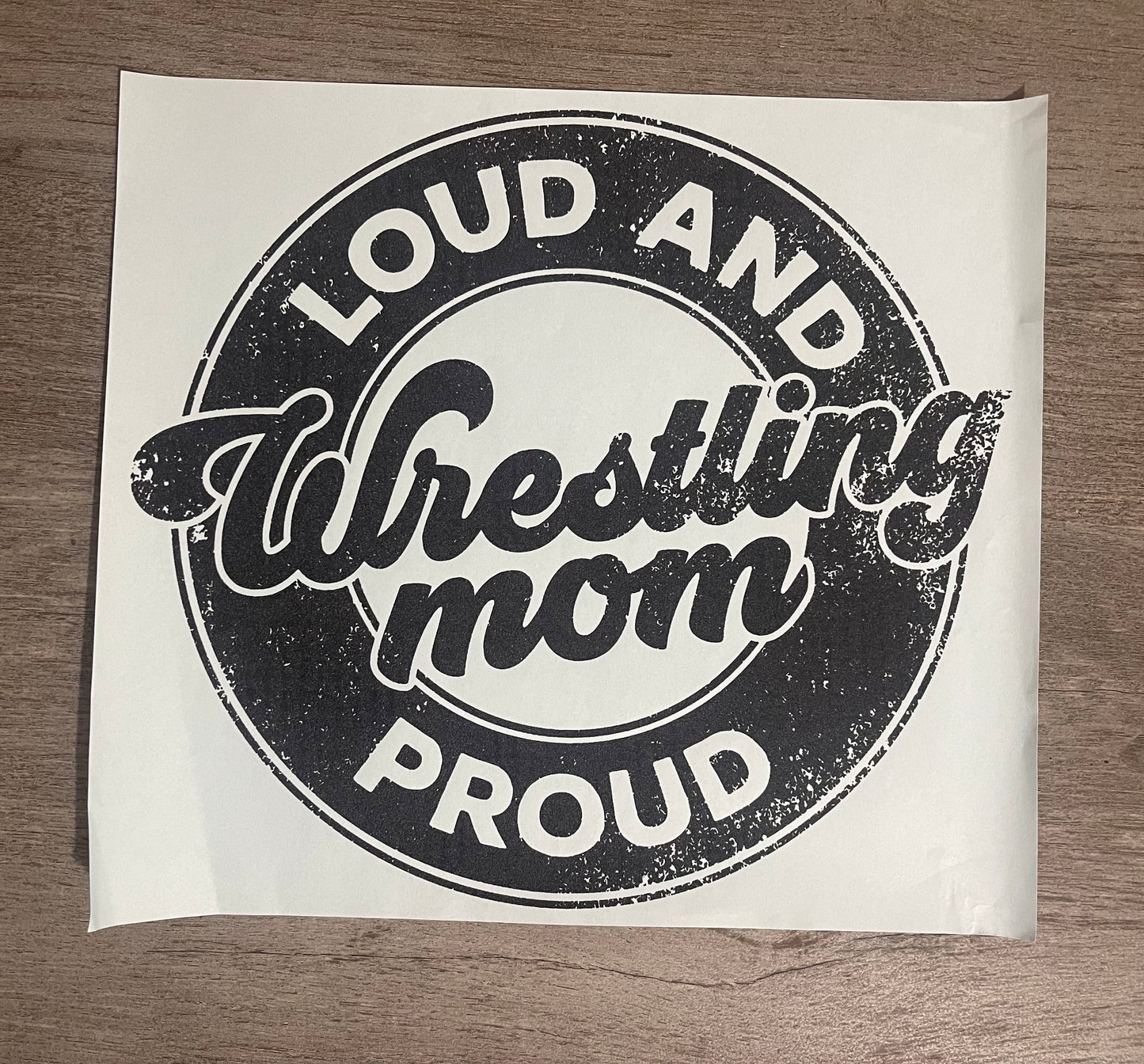 Loud Mouth Wrestling Mom {Regular & Plus}