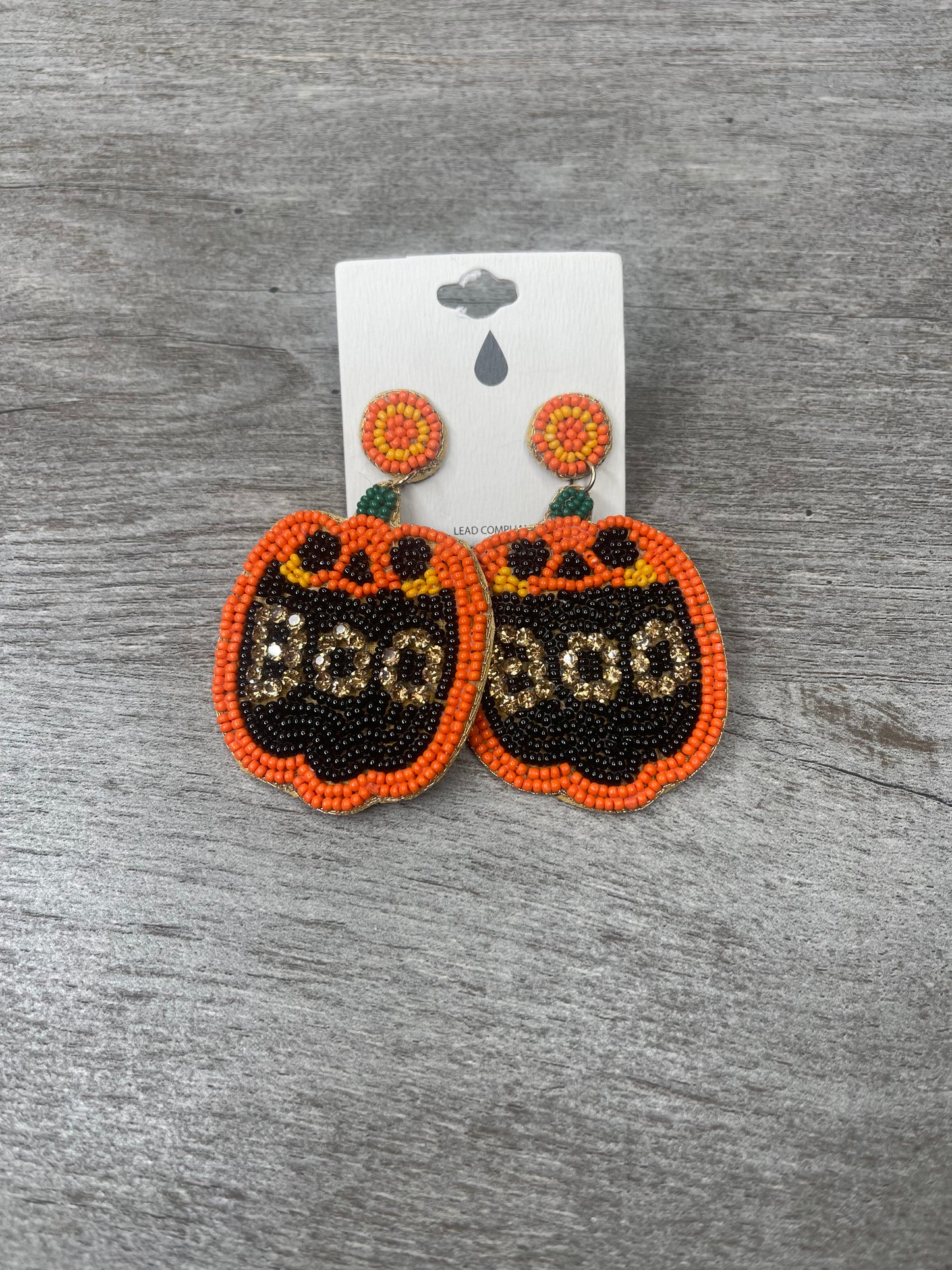 Boo Pumpkin Earrings