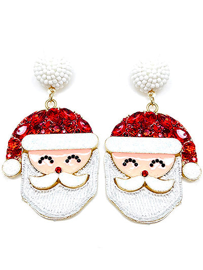 Santa Earrings