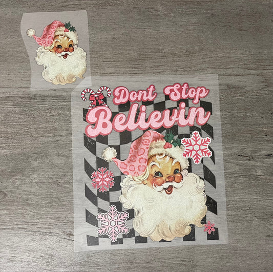 Don't Stop Believin' Santa {Regular & Plus}