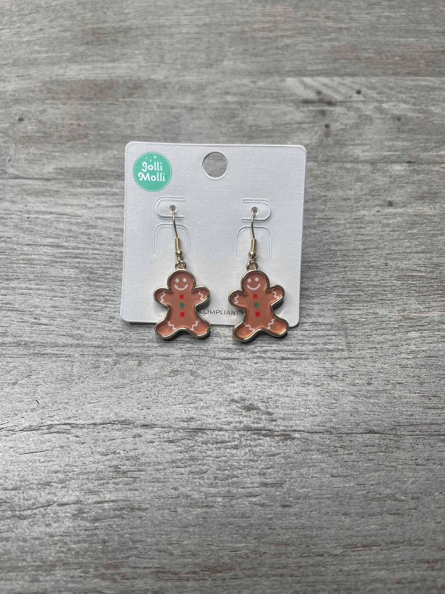 The Gingerbread Man Earrings