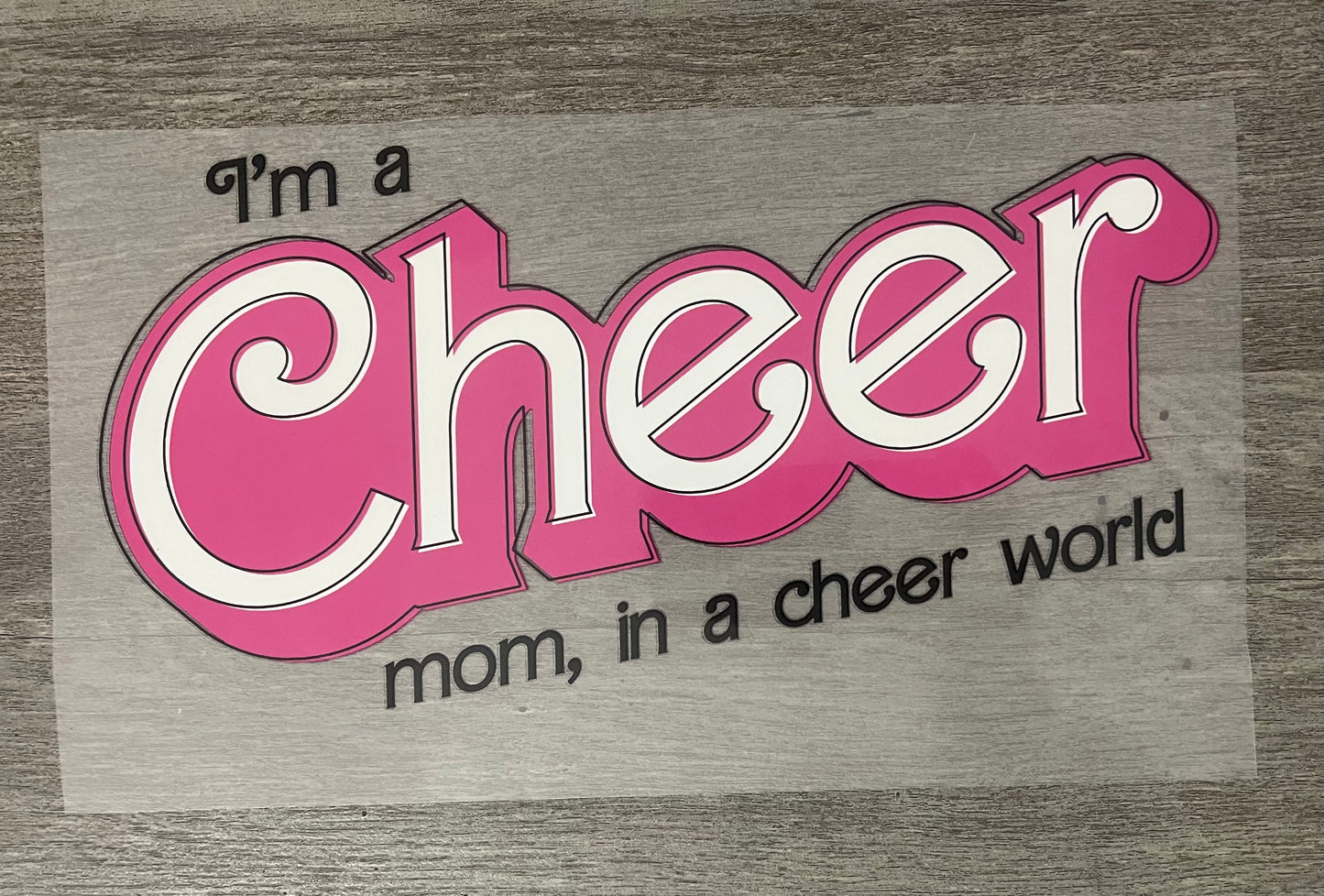 Cheer Mom, In A Cheer World {Regular & Plus}