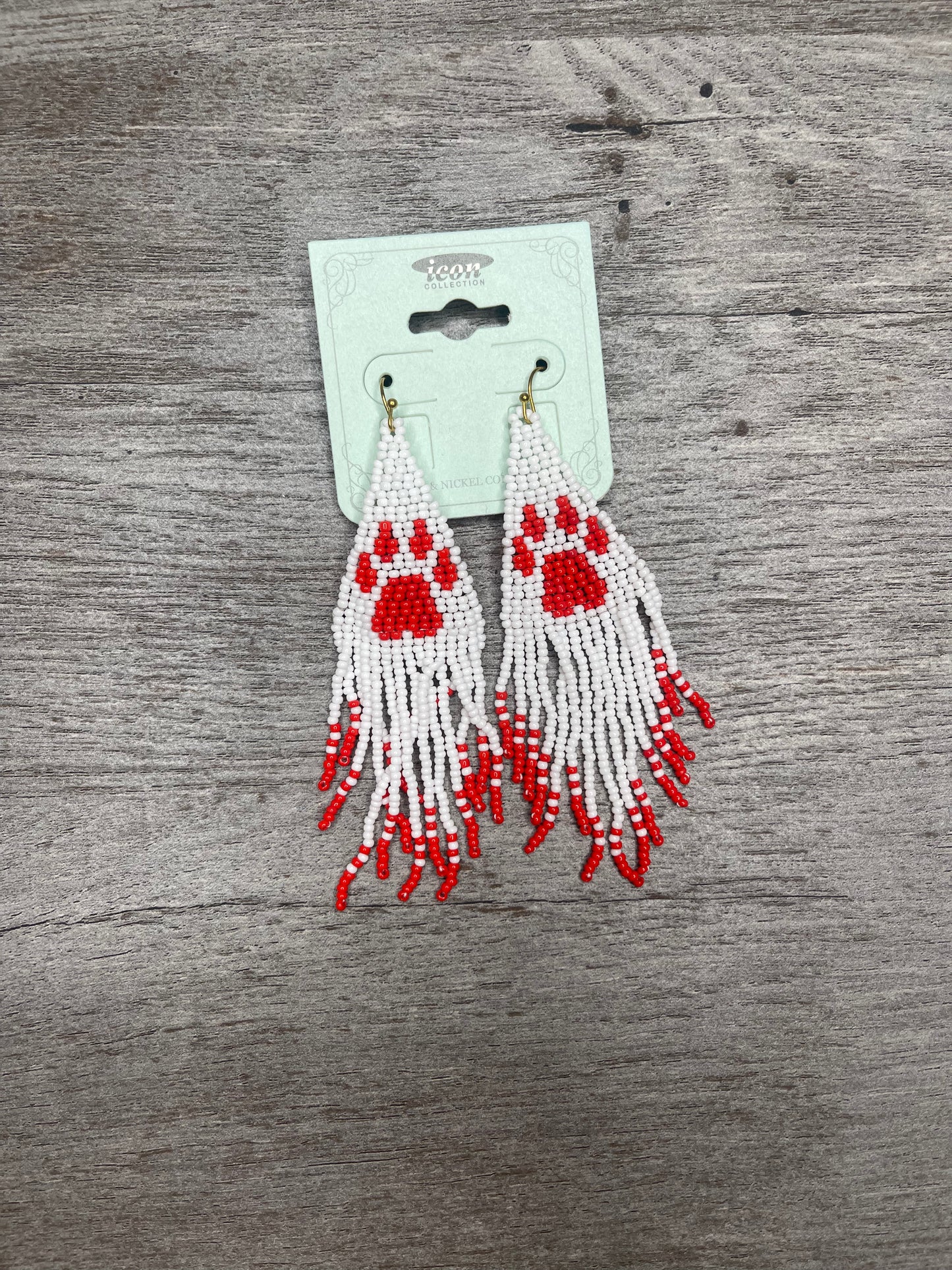 Fringe Paw Print Earrings {Multiple Styles Available}