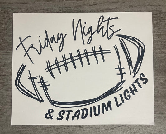 Friday Night & Stadium Lights {Regular & Plus}