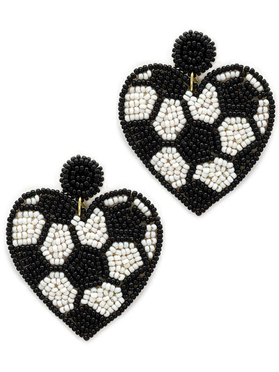 Sports Heart Earrings {Multiple Styles Available}