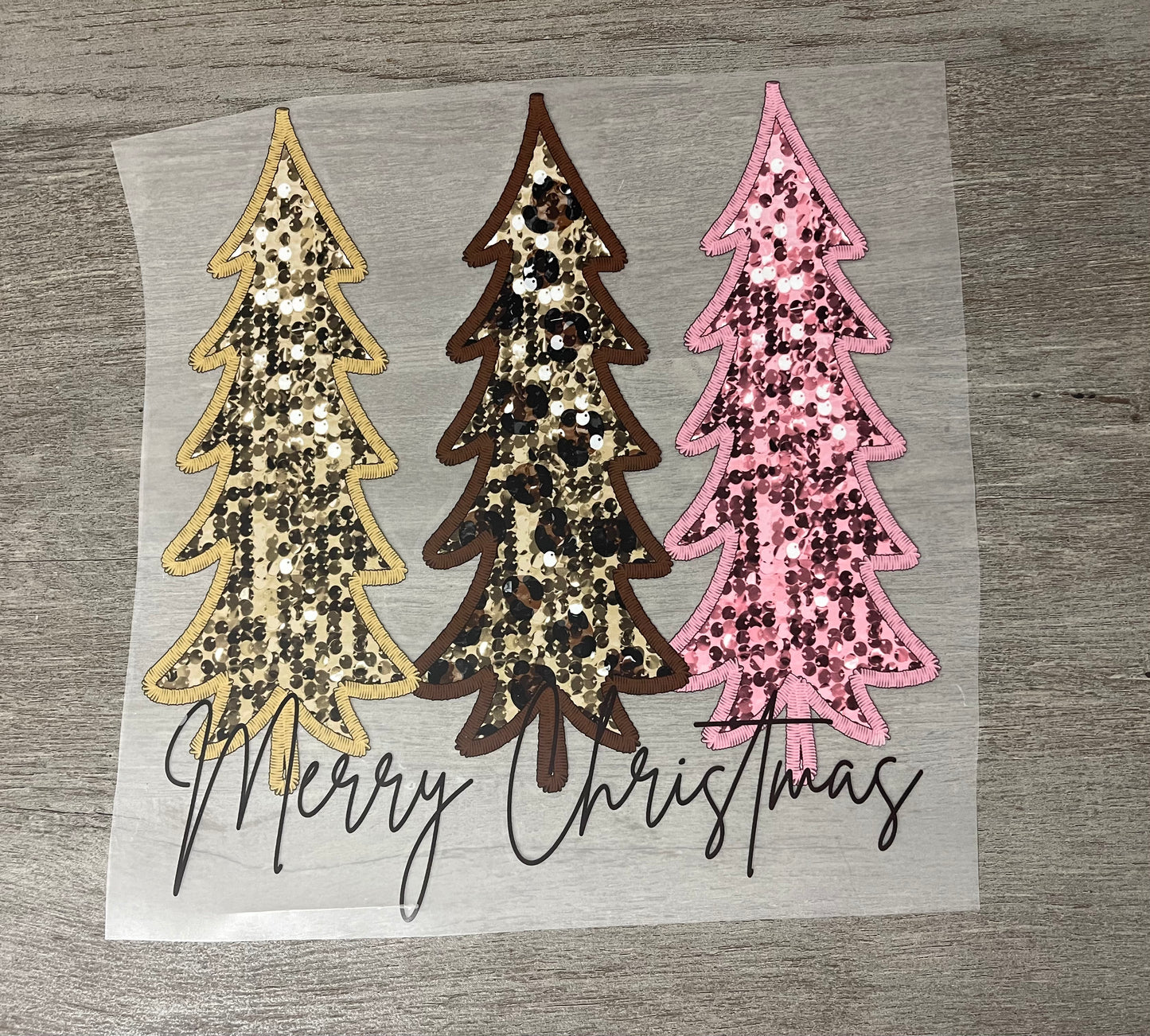 Merry Christman Sequin Trees {Regular & Plus}