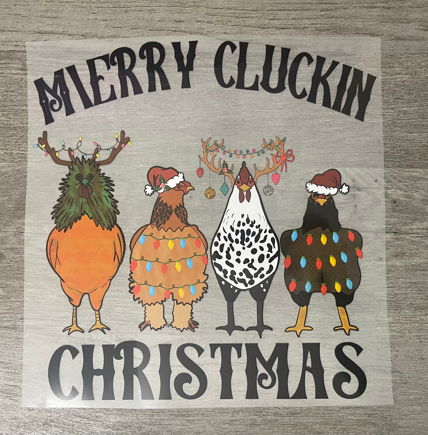 Merry Cluckin Christmas {Regular & Plus}