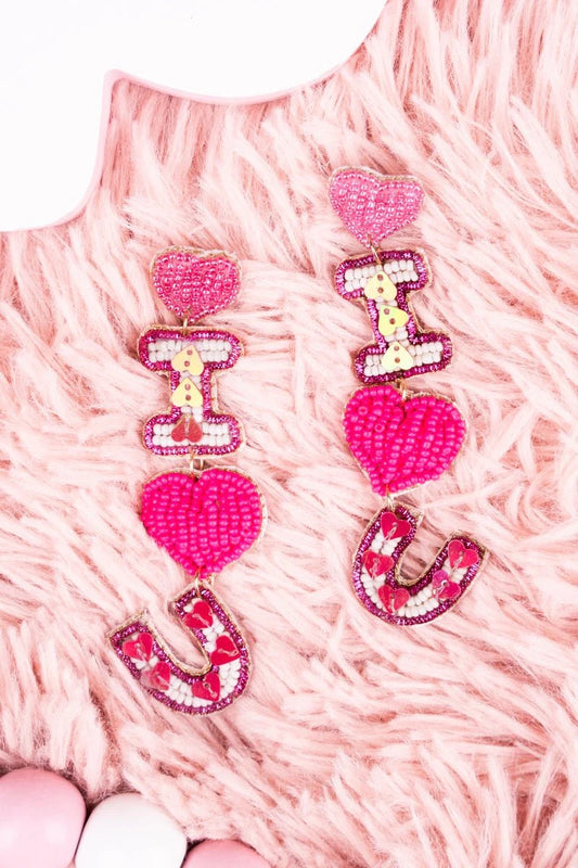 I Heart U Earrings