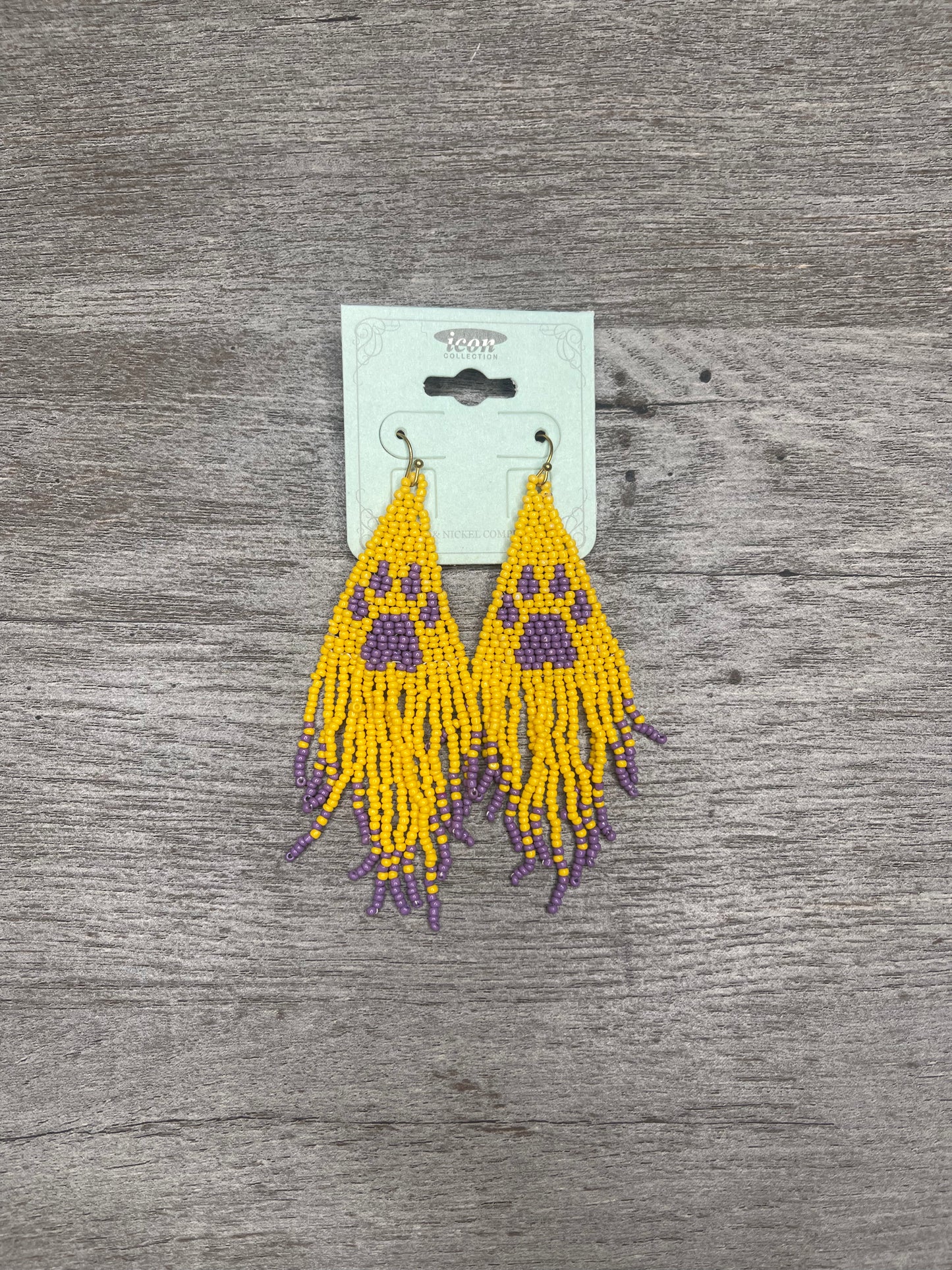 Fringe Paw Print Earrings {Multiple Styles Available}