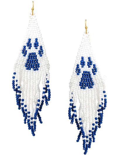 Fringe Paw Print Earrings {Multiple Styles Available}