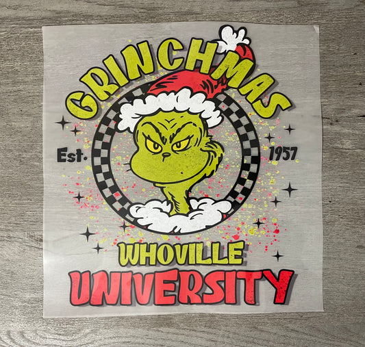 Grinchmas Whoville University {Regular & Plus}❤️