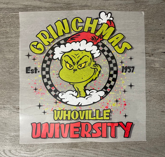 Grinchmas Whoville University {Regular & Plus}❤️