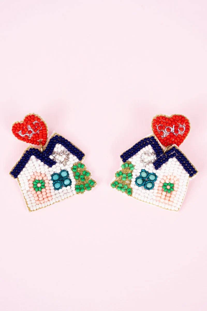 Sold House Earrings