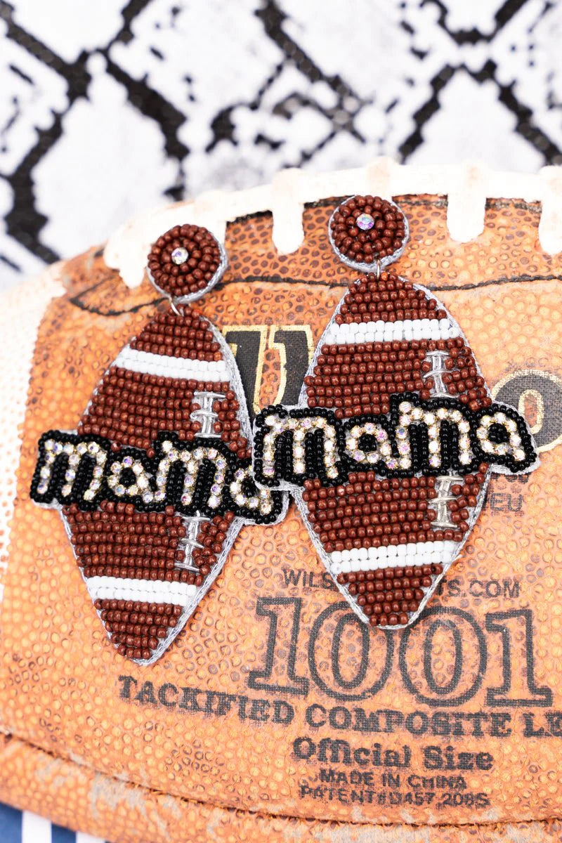 Football Mama Earrings