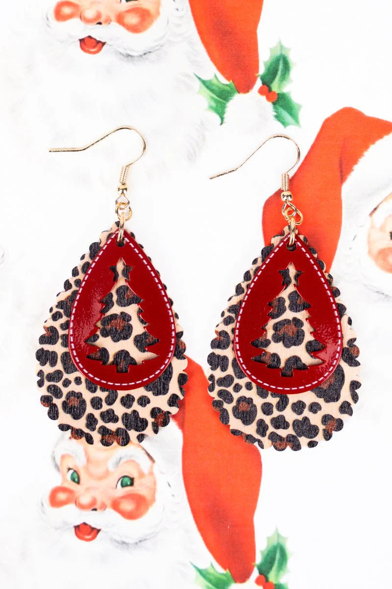 Christmas Tree Cut Out Earrings {Multiple Styles Available}