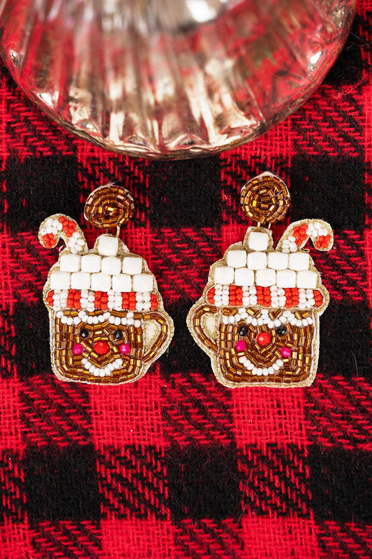 Fueled By Cocoa & Christmas Earrings