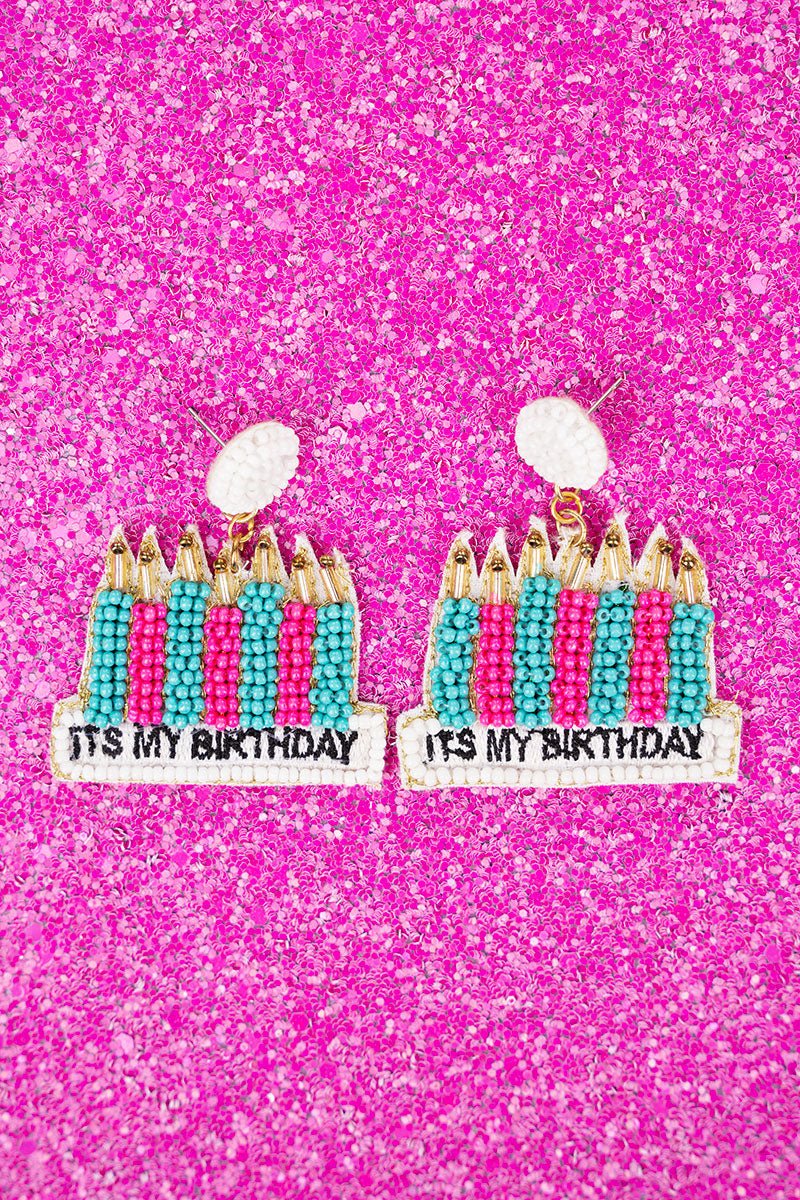 It's My Birthday Earrings