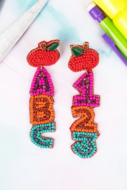 Learning ABCS & 123S Earrings