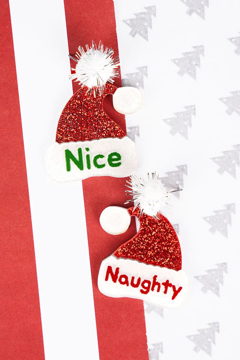 Naughty Or Nice Earrings