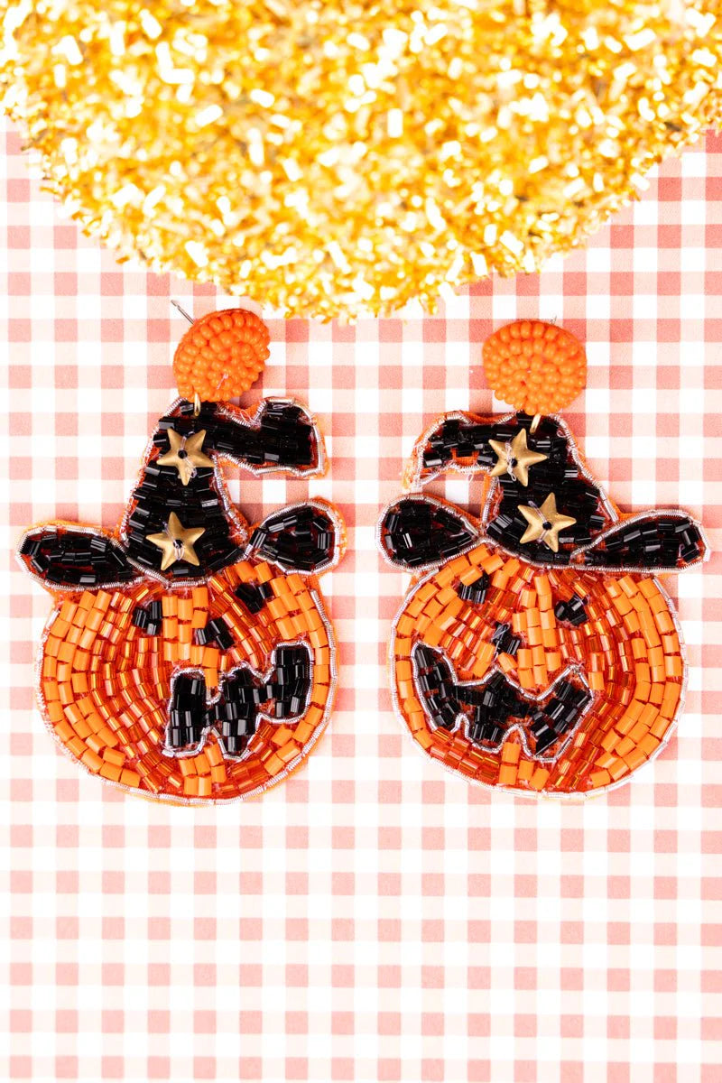 Jack-O-Lantern Magic Earrings