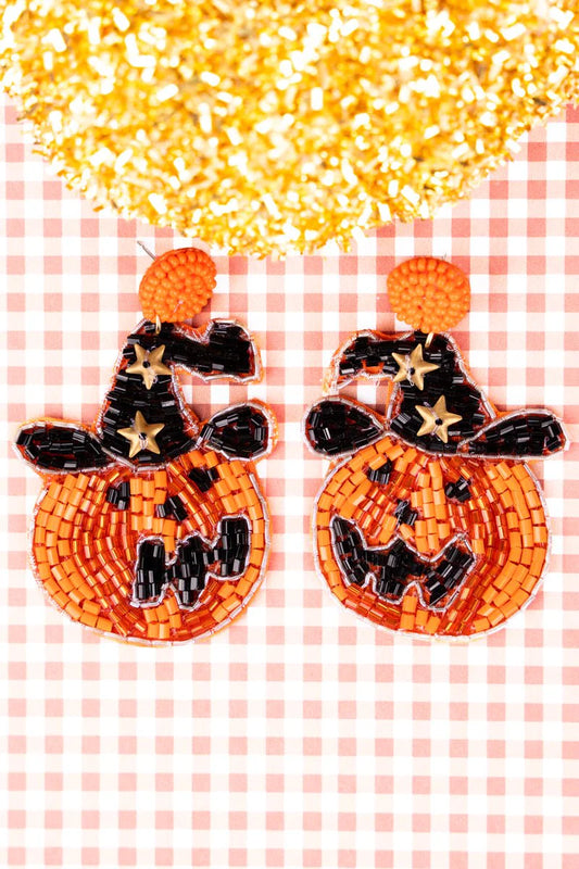 Jack-O-Lantern Magic Earrings