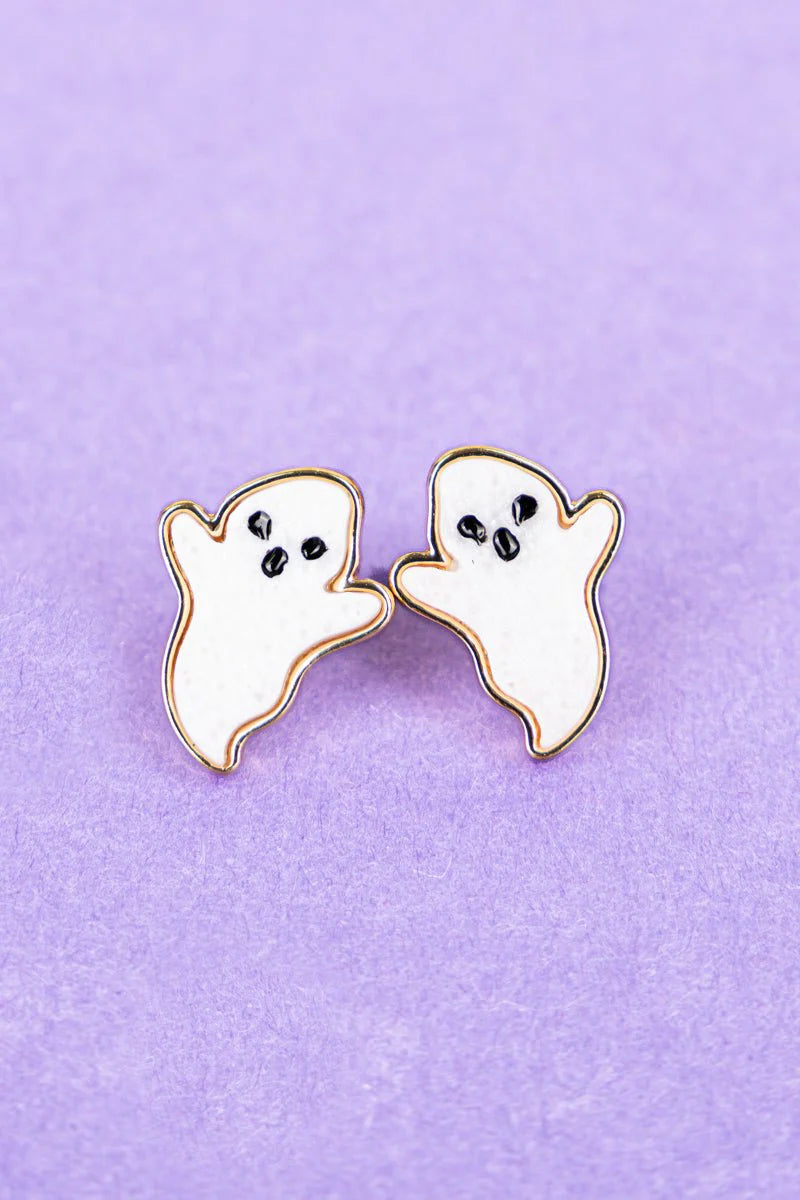 White As A Ghost Earrings