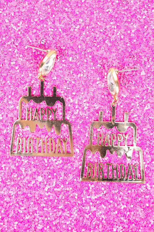 Happy Birthday Earrings