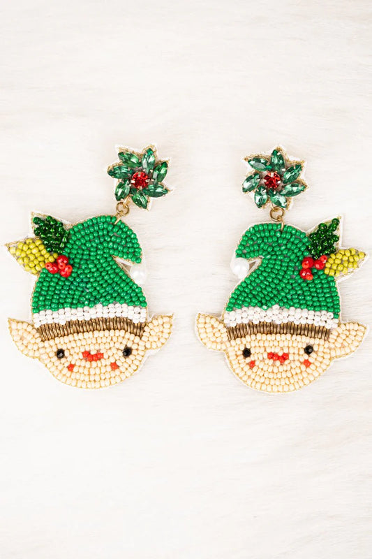 Have An Elfing Good Christmas Earrings