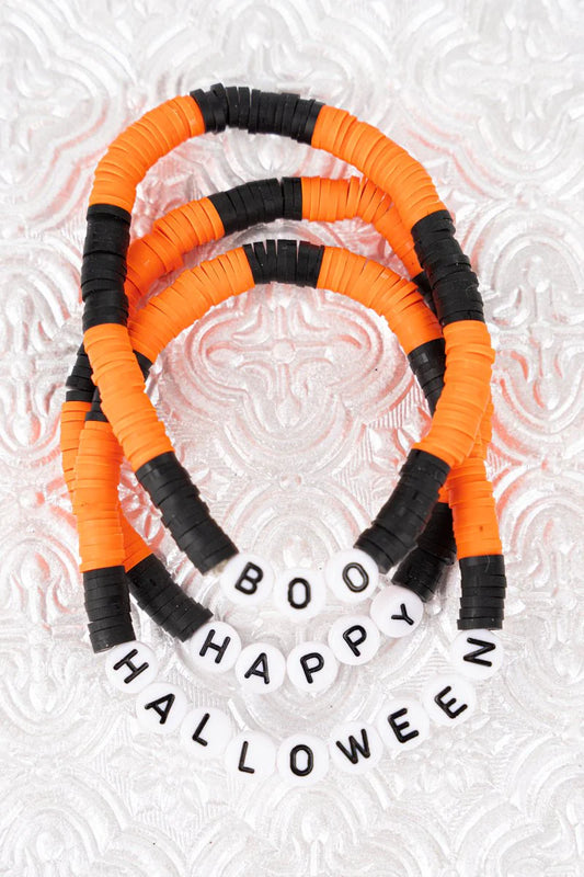 Happy Halloween Boo Bracelet