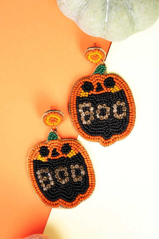 Boo Pumpkin Earrings