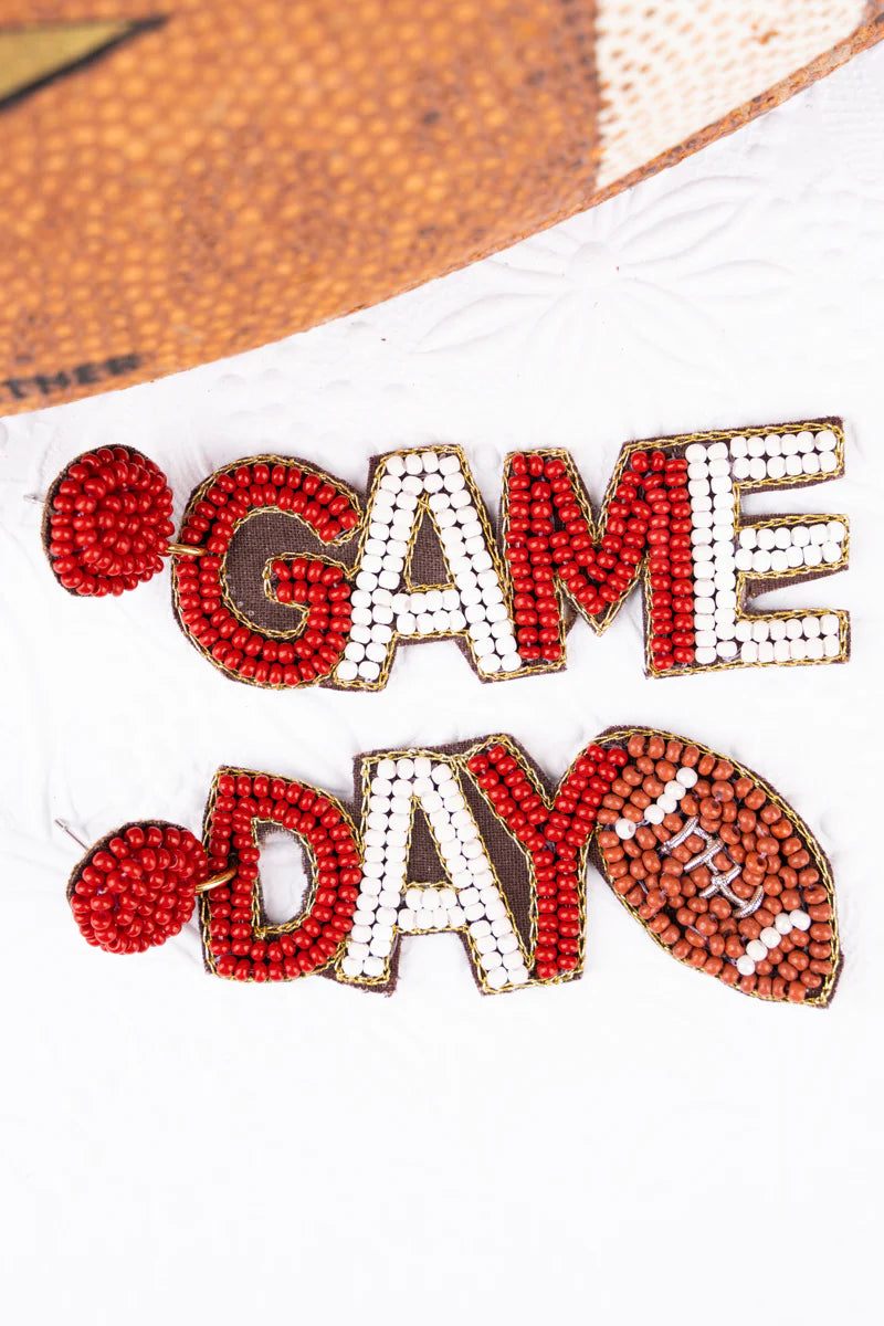 Game Day Banner Earrings {Multiple Styles Available}