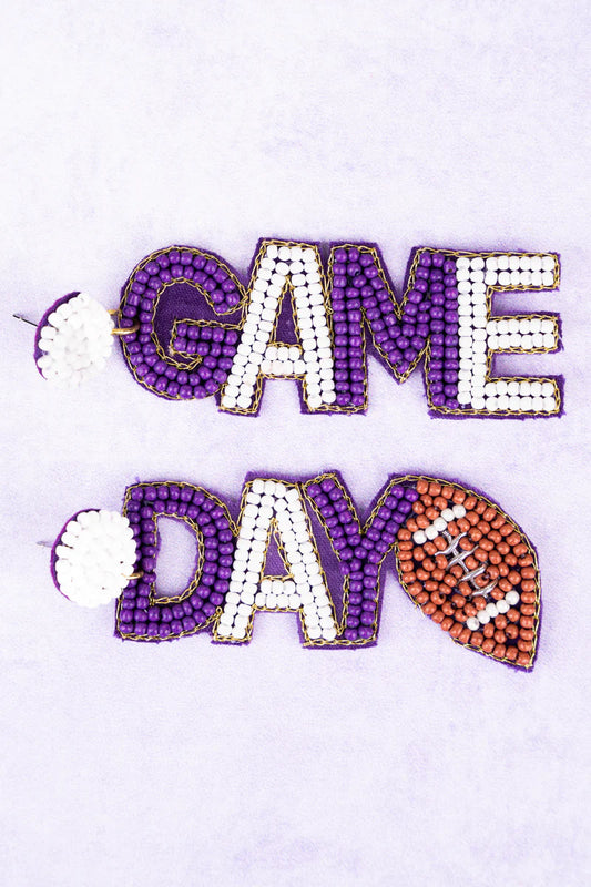 Game Day Banner Earrings {Multiple Styles Available}