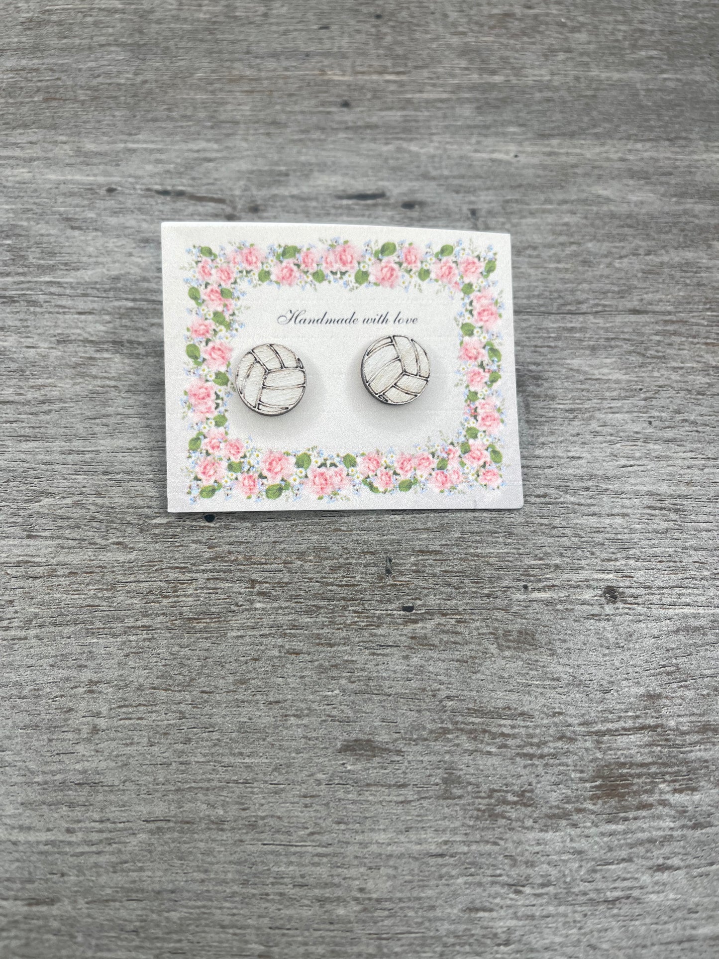 Wooden Stud Earrings {Multiple Styles Available}